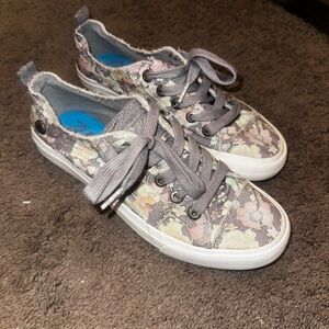 Floral Canvas Sneakers